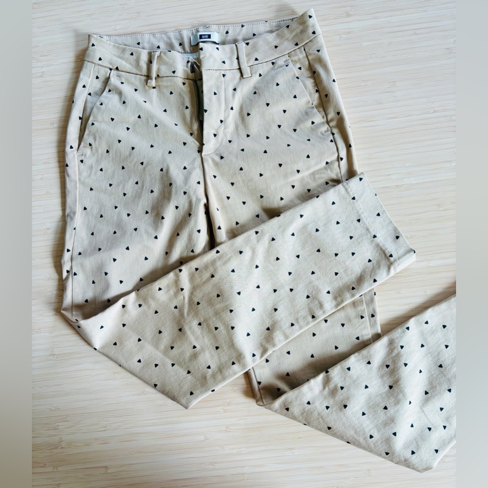 WE Khaki Chinos with Black Dots